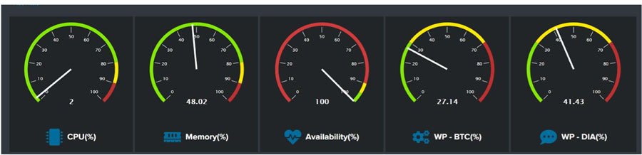 KB 098 - CPU, Memory and Availability gauges displaying 0 values v 6.2.0 bug 1